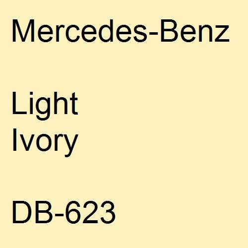 Mercedes-Benz, Light Ivory, DB-623.